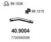 RENAU 7700580598 Exhaust Pipe
